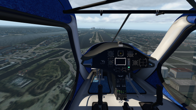 Superb visibility from Cockpit
